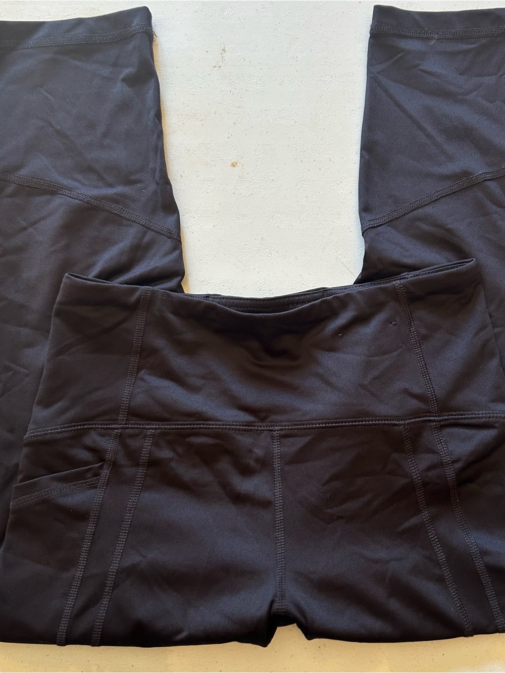 Fila sport black polyester & spandex leggings size S